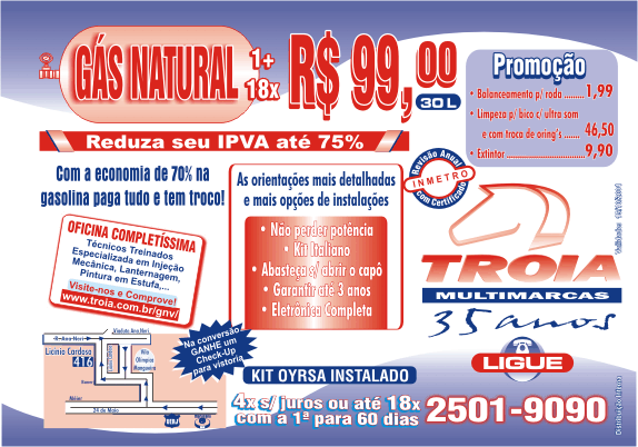 G�s Natural - Folder Setembro/2001